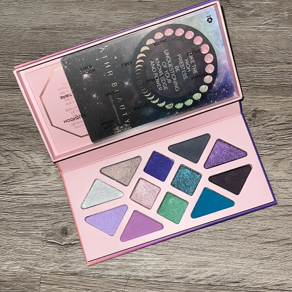 🎉HP🎉ĀTHR Moonlight Infused with Crystals Palette vegan, cruelty-free BNIB BNIP